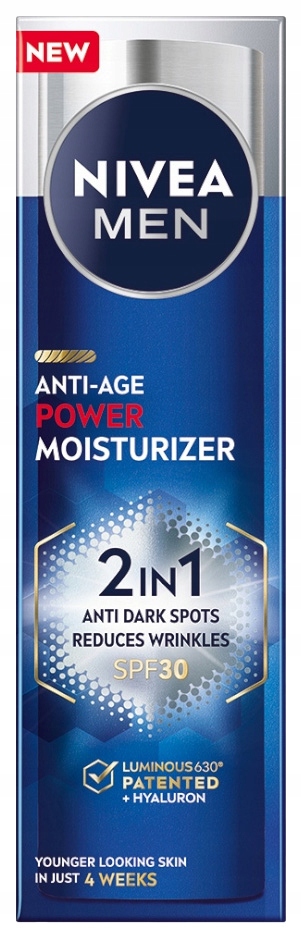 Nivea Men Anti-age Power Moisturizer Hydratační krém na obličej SPF30 50 ml