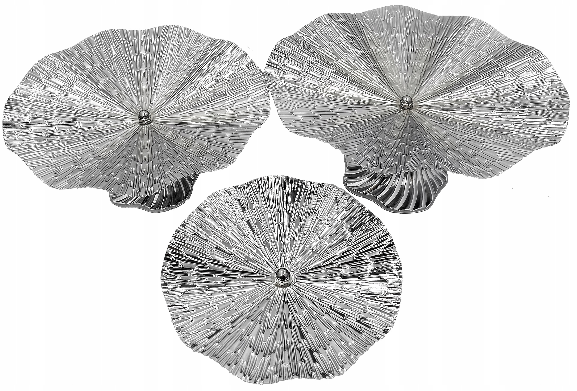 PATERA CIASTA BABECZKI OWOCE BC3862 SILVER Ø22 CM Marka Madex