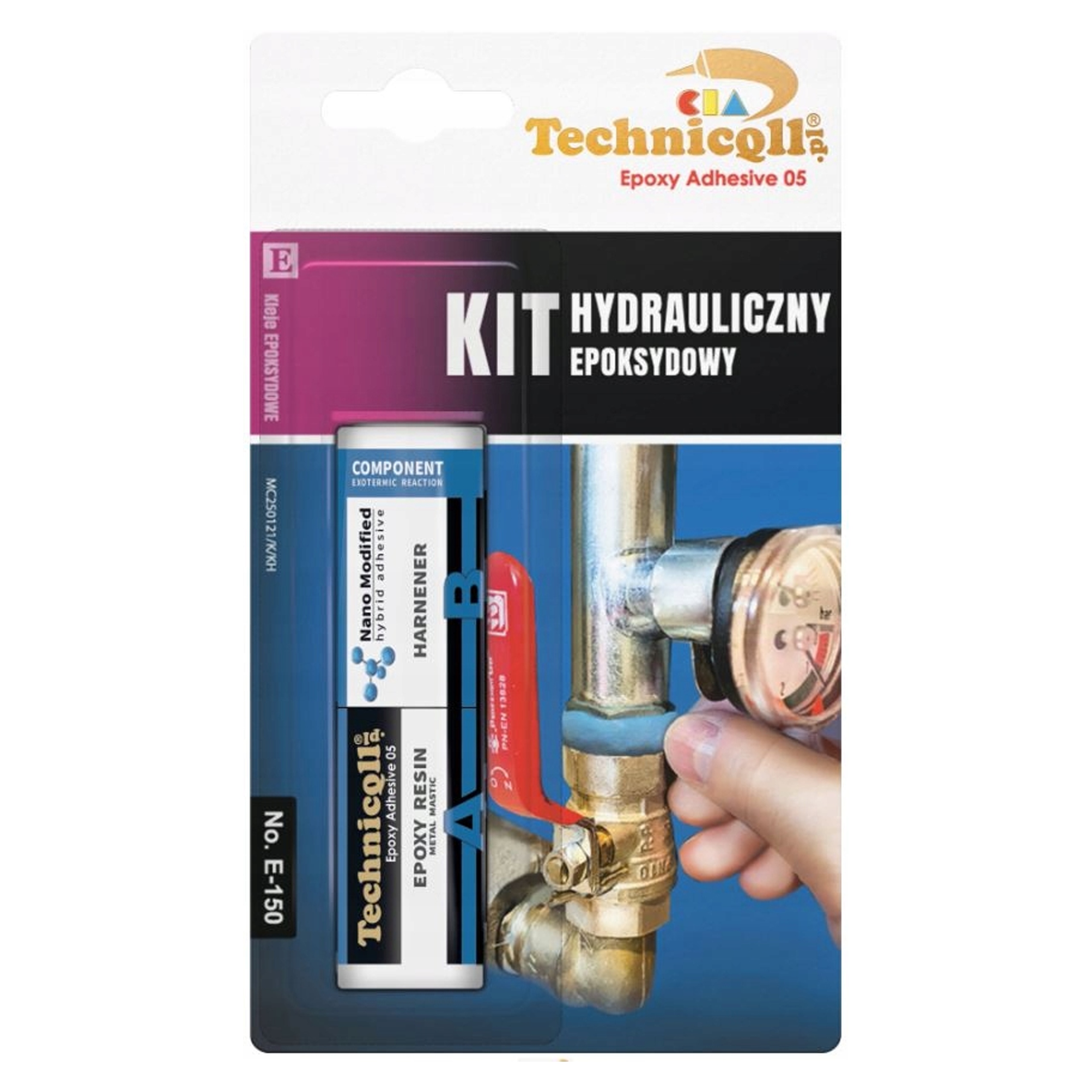 Klej Epoksydowy Hydrauliuczny Kit Uszczelniacz Dwuskładnikowy 35g E-150