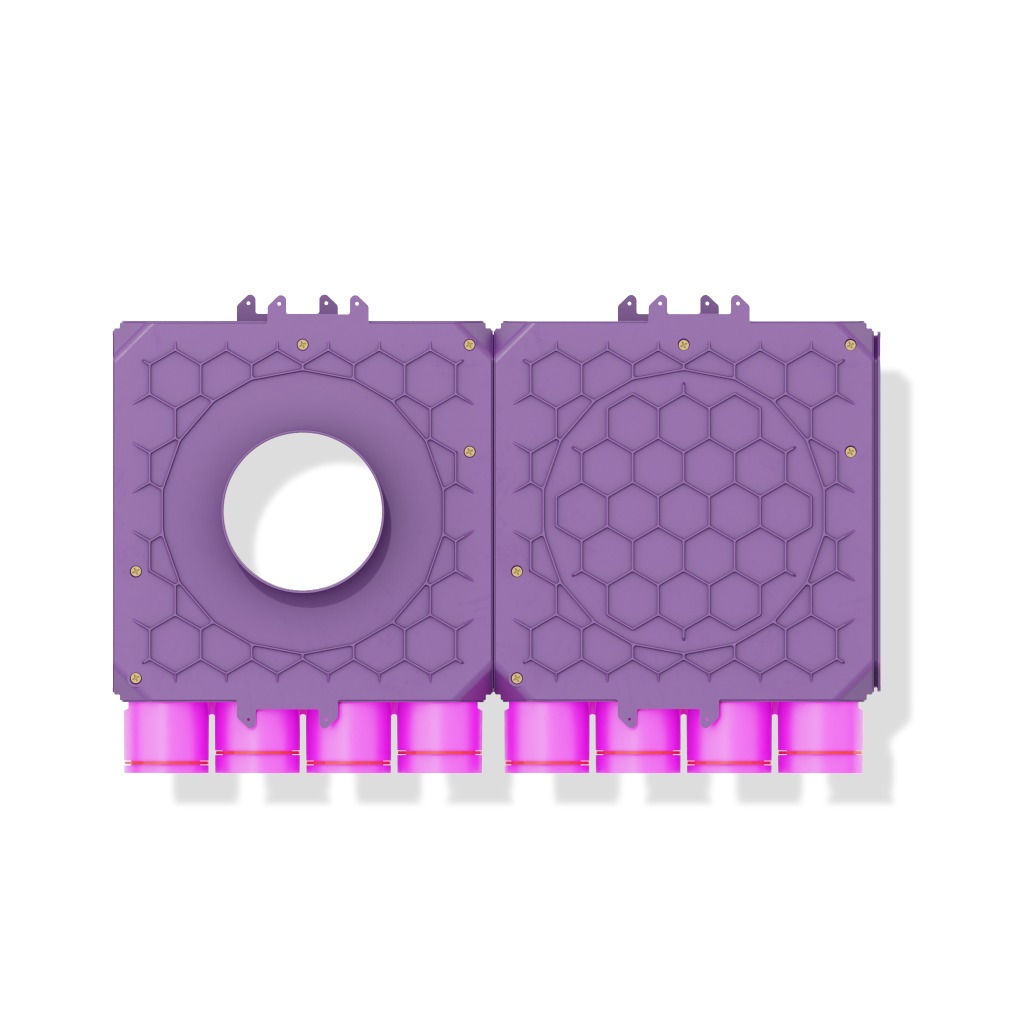 Skrzynka rozdzielcza przelotowa 160mm 8x75mm 2M z uszczelkami Kod producenta o3ozon 160/8x75