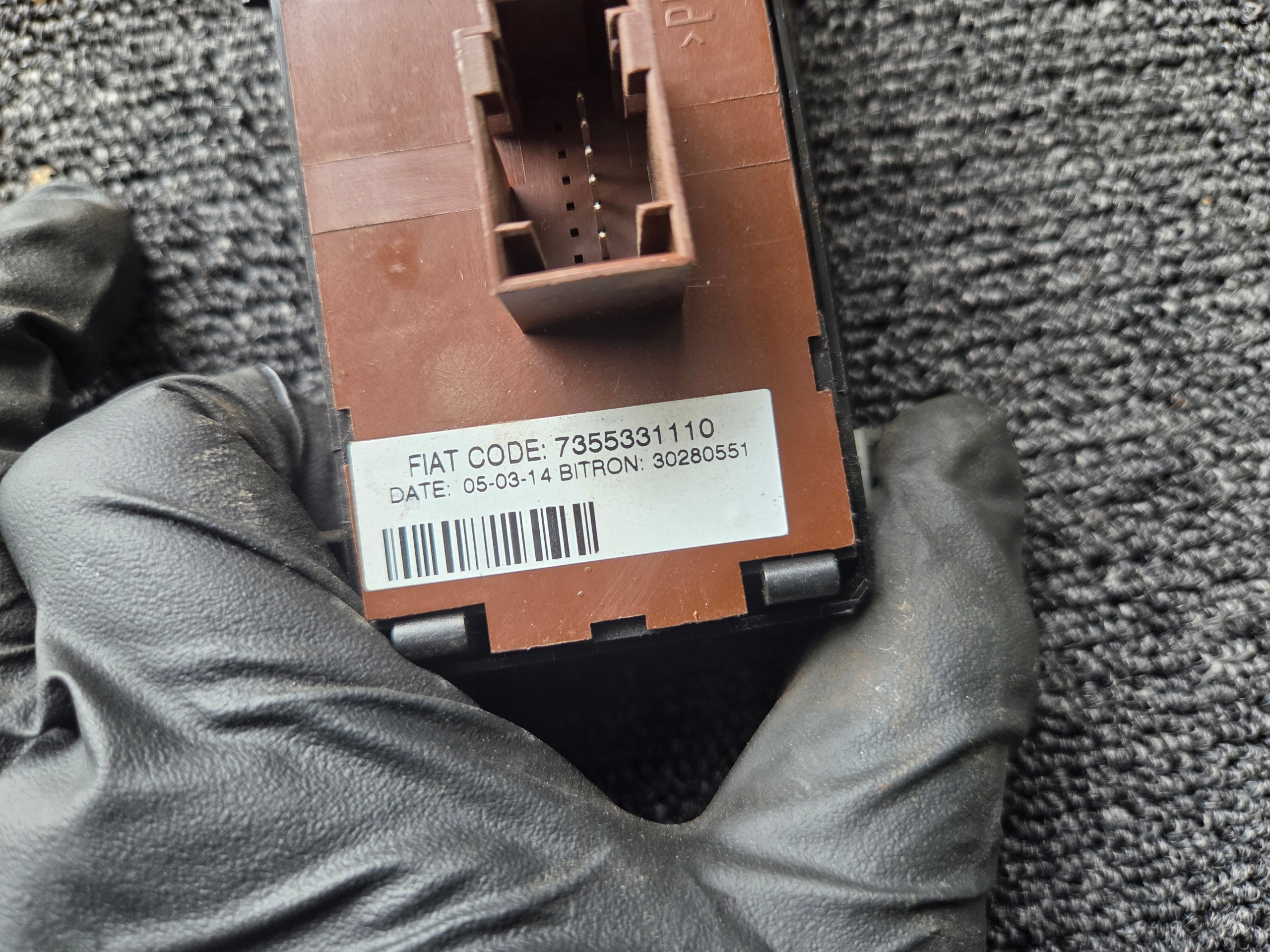switch control of lights PEUGEOT BOXER II 2 7355331110