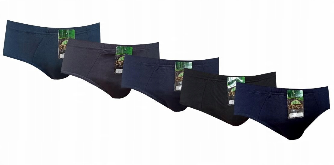 

5x Slipy Męskie Bambusowe majtki rozmiar XL
