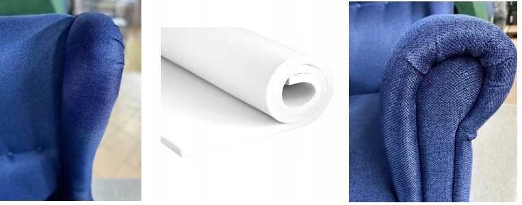 Fotel USZAK z podnóżkiem WELUR PLAMOODPORNY Materiał korpusu drewno