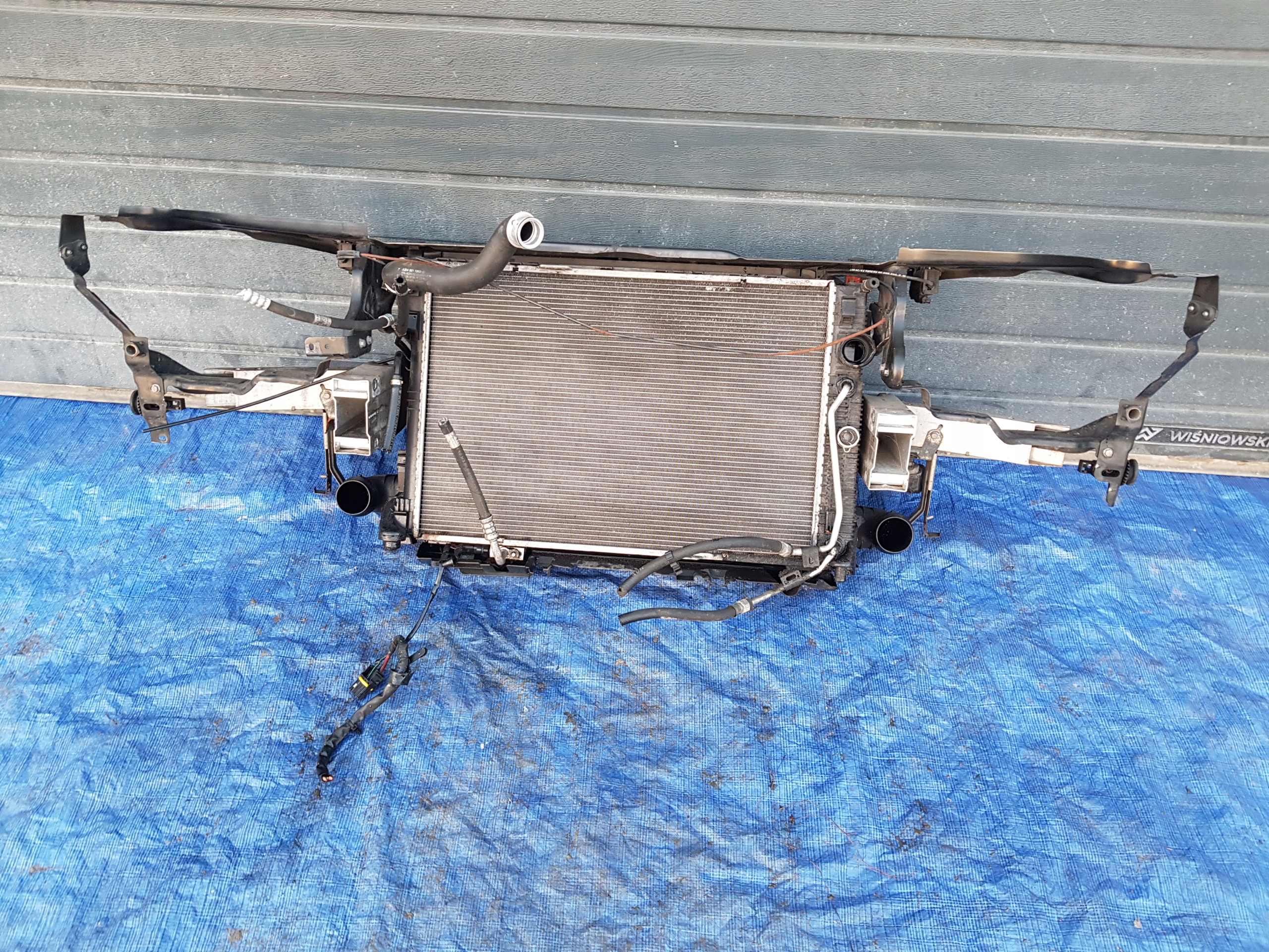 support panel for radiators radiator MERCEDES W204 2.2 CDI AUTOMAT