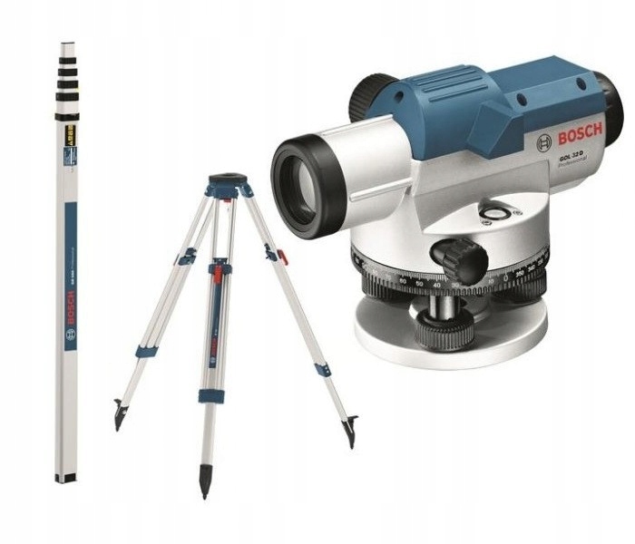 NIWELATOR OPTYCZNY GOL 32 D + STAWTYW BT160 + ŁATA GR500 601068502 BOSCH