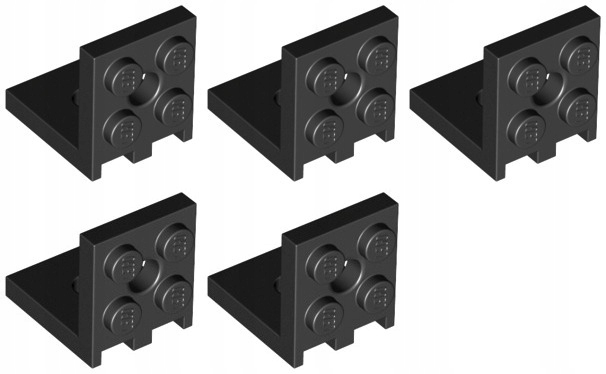 

Lego 3956 Płytka Łamana czarna Nowa (6g) 5 szt.