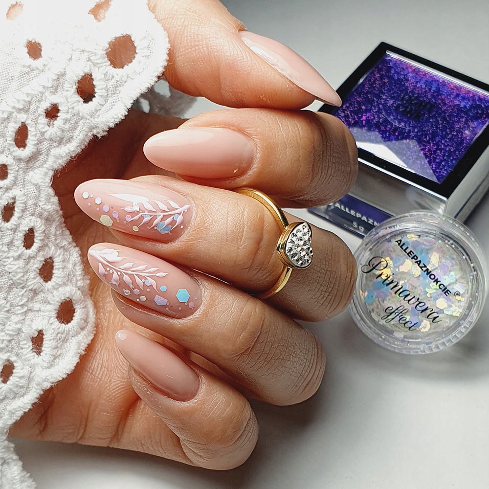 Pyłek do paznokci PRIMAVERA EFFECT Nr1 do efektu princess nails Rodzaj Pyłek