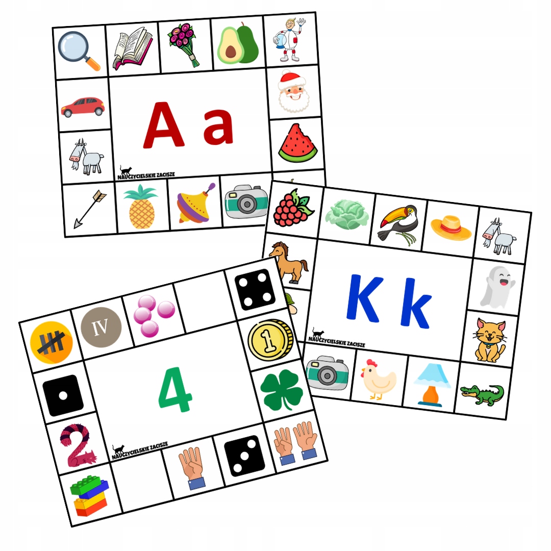 

Klamerkowe Pomoce Dydaktyczne Głoski i liczby