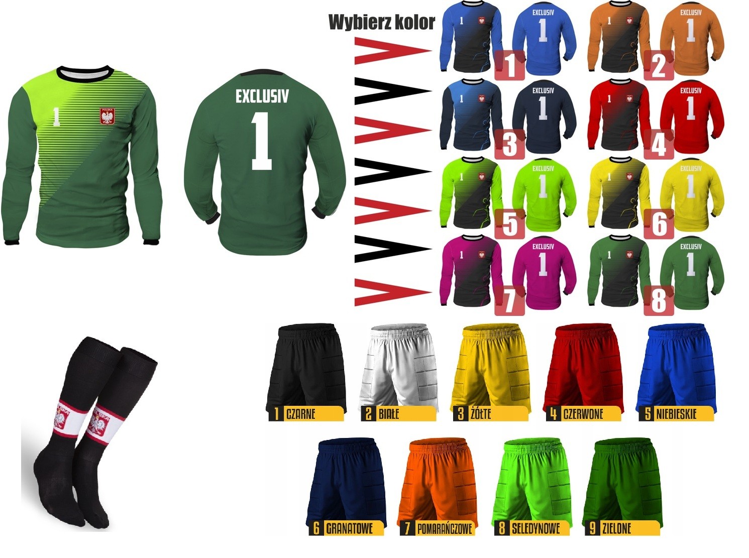 Brankářská Souprava Váš Potisk Velikost 140 Mikina+kraťasy+štulpny