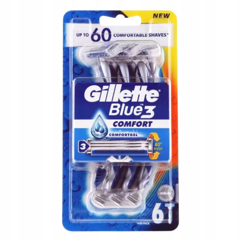 

Gillette Blue3 Jednorazowe Maszynki do Golenia 6