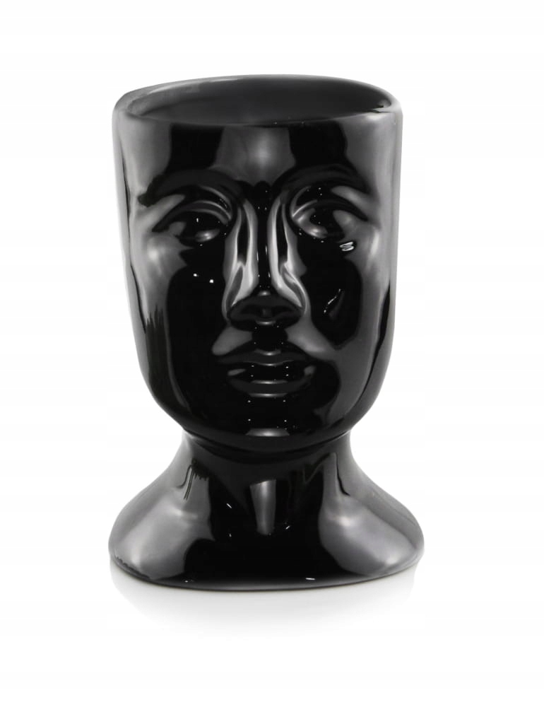 

Doniczka osłonka ceramiczna głowa twarz H16.5