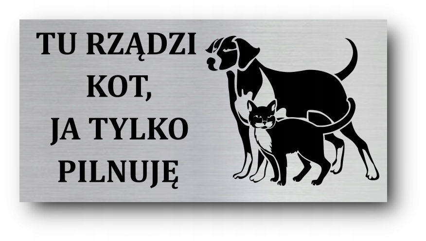 

Tabliczka Uwaga Pies, Zły Pies 20x10cm