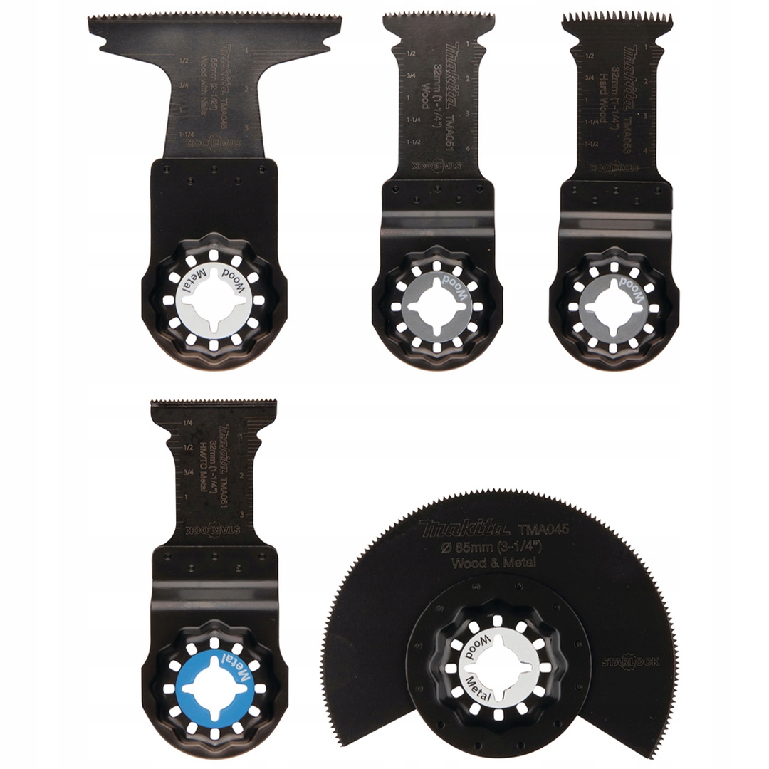 Sada truhlářských pilových listů Makita E-24935 na dřevo a kov, 5 kusů