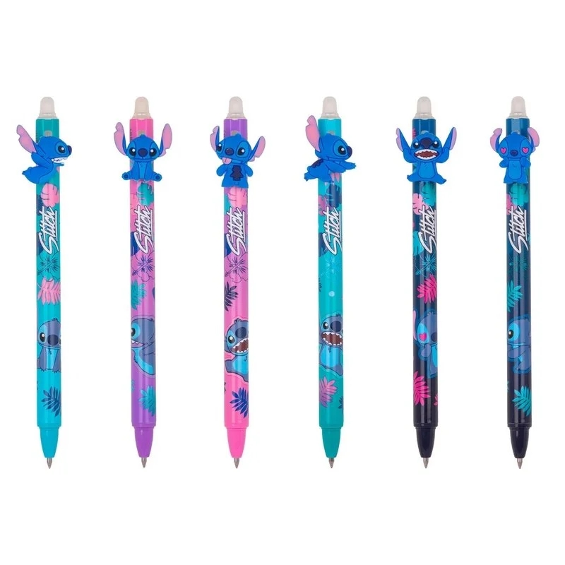 ZESTAW SZEŚĆ DŁUGOPISÓW STITCH WYMAZYWALNE NIEBIESKIE COLORINO COOLPACK Marka Colorino