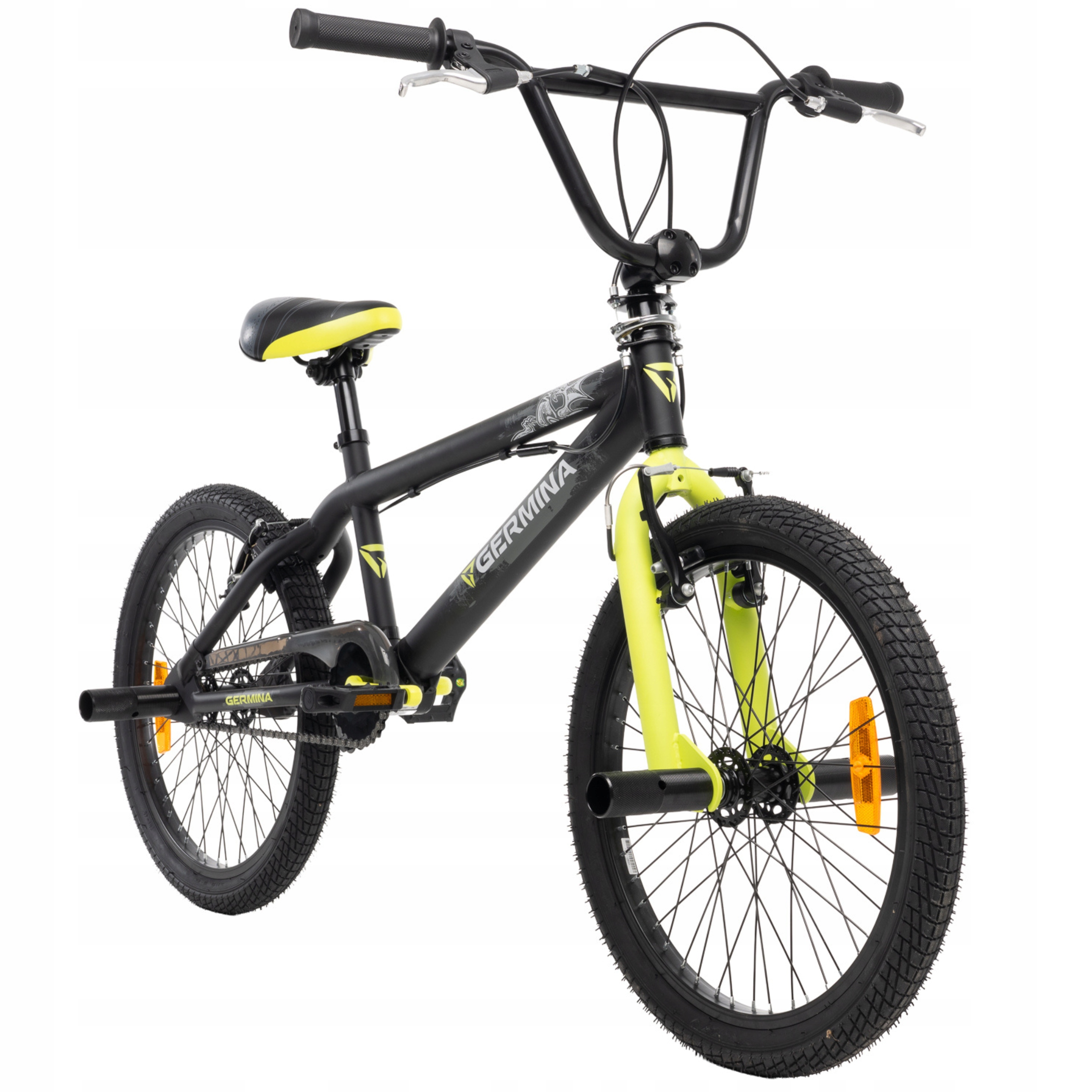 Rower Bmx 20 cali młodzieżowy wyczynowy Rotor kierownica 360 Pegi