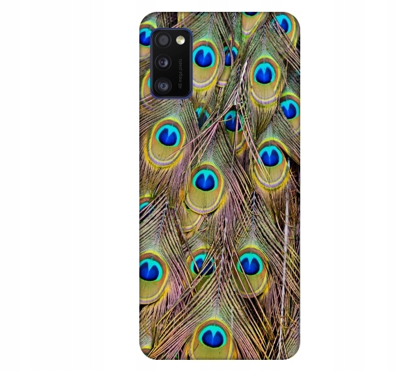 

Etui na telefon Samsung Galaxy A41 Pawie pióra