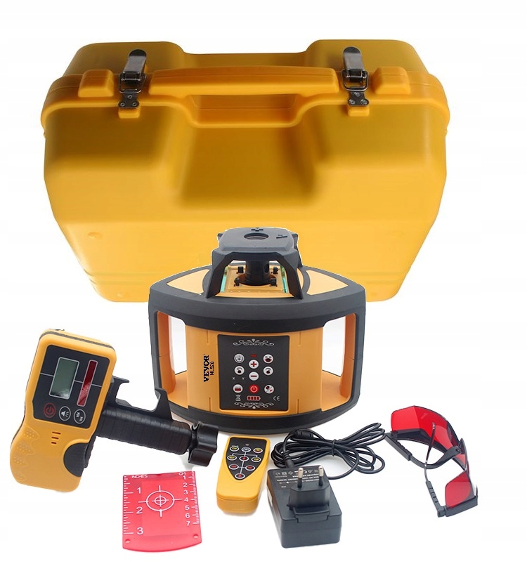 NIWELATOR LASEROWY VEVOR NL520 + STATYW + ŁATA LASEROWA LASER BUDOWLANY Model NL520