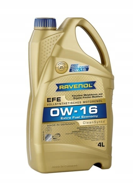 Motorový olej Ravenol Rav Efe Sae 0W16 4L