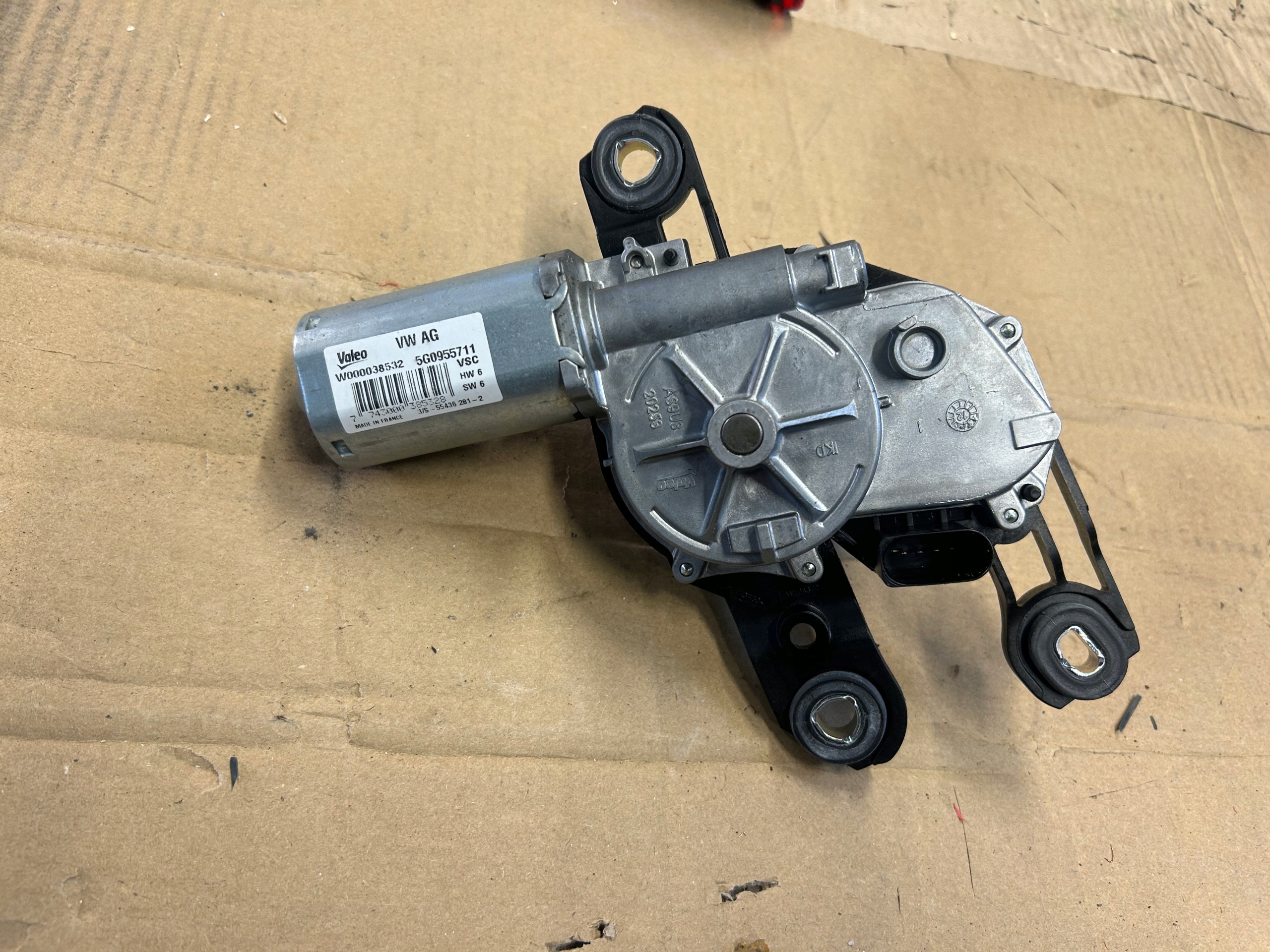 VW GOLF VII Motor Heckwischer 5G0955711