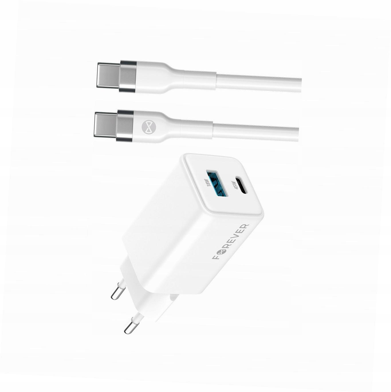 Szybka ładowarka GaN 45W Usb-c z kablem do Samsung Galaxy A20s