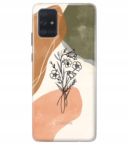 

Etui do Samsung A71 case silikon wzory + Szkło