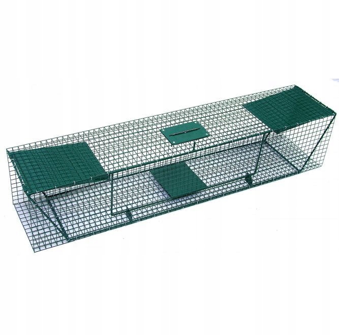 Levně Univerzální past na vydry, kuny, jezevce 125 cm, dvouvstupová