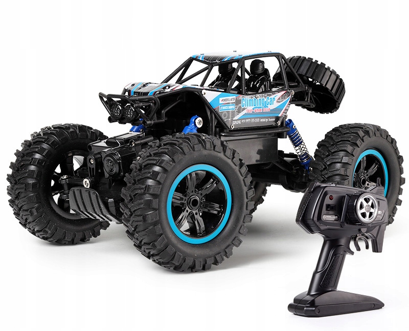 Zdalnie Sterowany Samochód Terenowy Auto Rc Dla Dzieci 4x4 Pomarańczowy