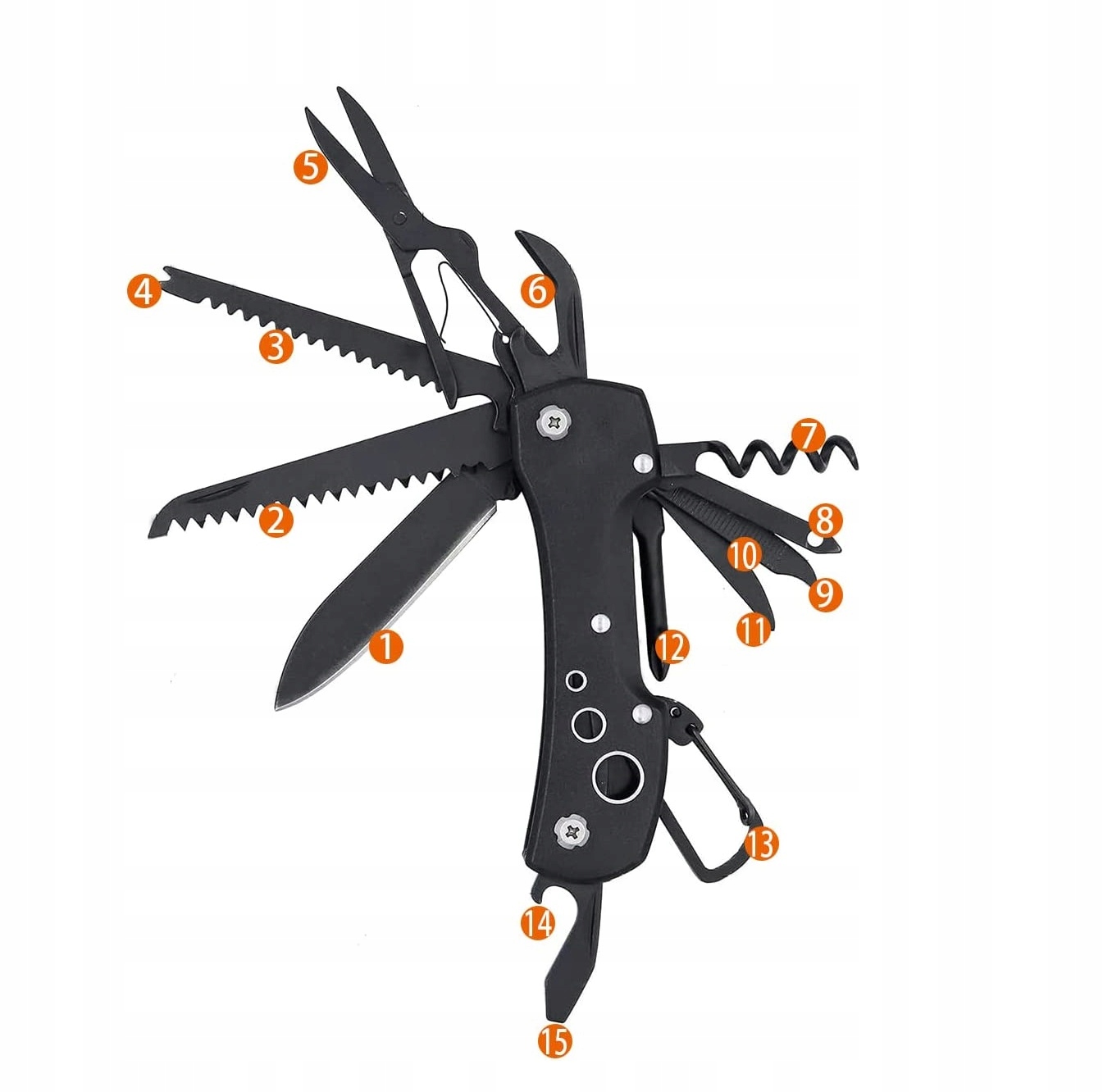 SCYZORYK NÓŻ SKŁADANY MULTITOOL KIESZONKOWY MAŁY EAN (GTIN) 743679379380