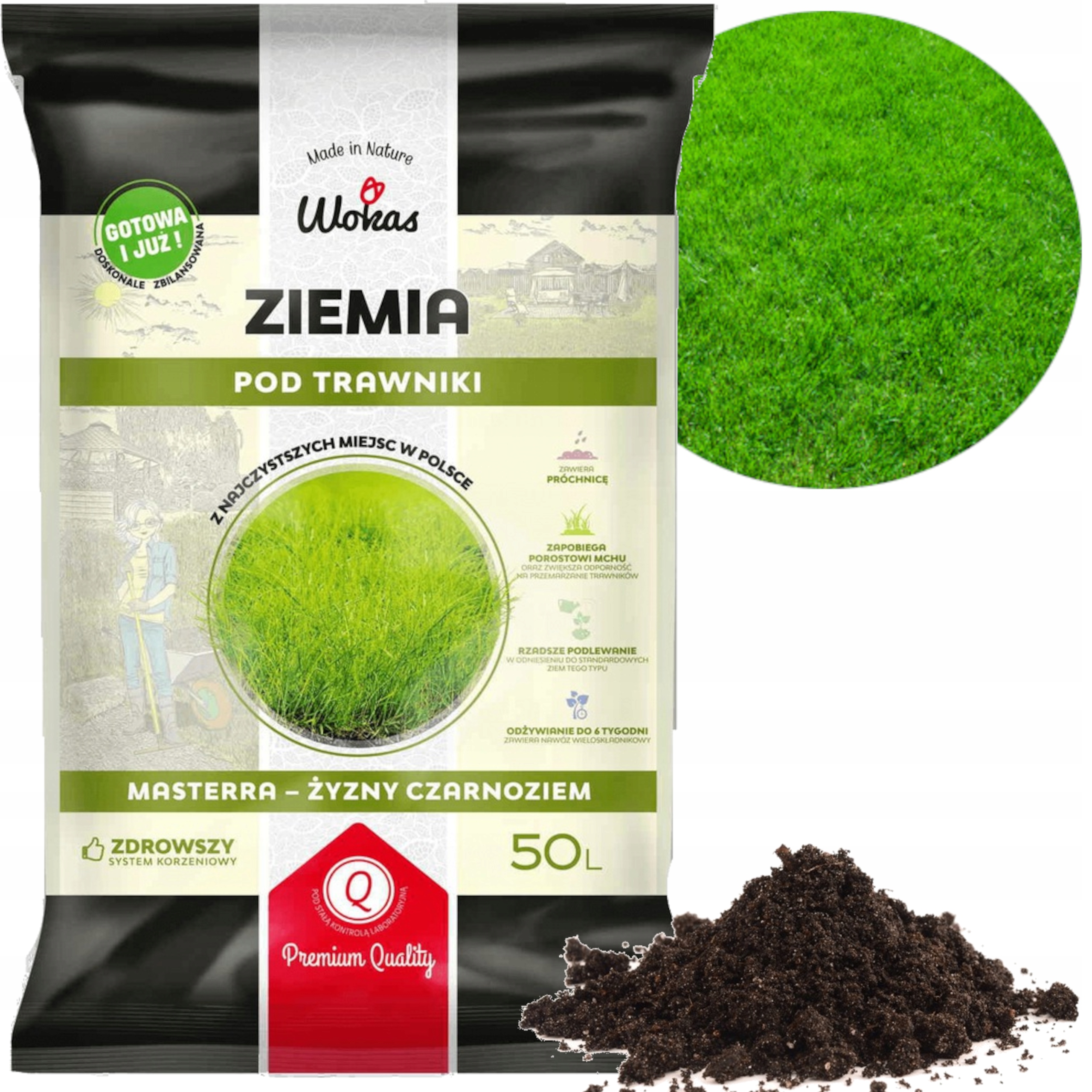 

Ziemia Podłoże Wokas Do Trawników Masterra 50L