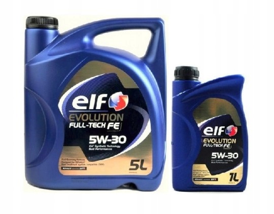 Olej silnikowy Elf Full-tech Fe 5W30 6L Zawieszka Serwisowa