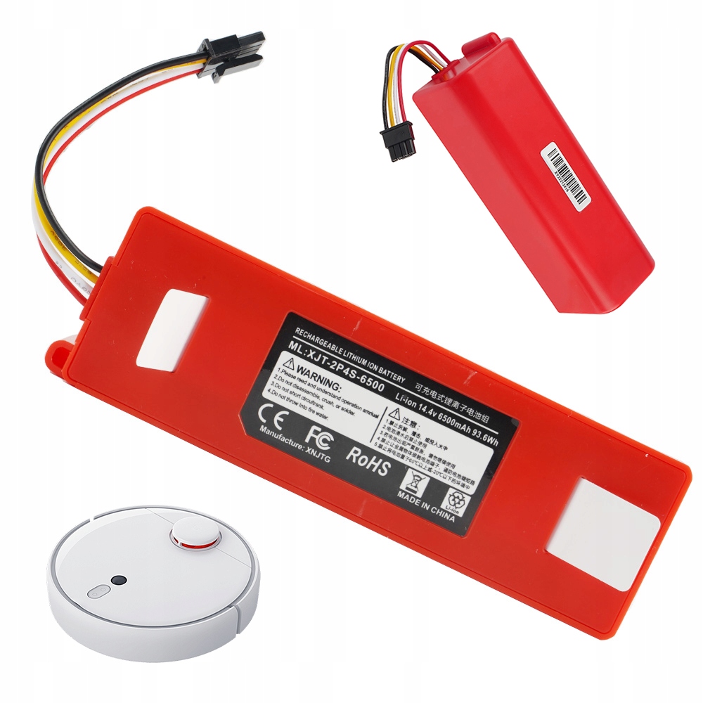 Baterie Li-ion 14.4V 6500 mAh pro robotický vysavač pro Xiaomi S50 S51 S55