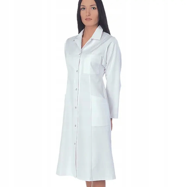 Dámská laboratorní lékařská zástěra bílá Kora 38