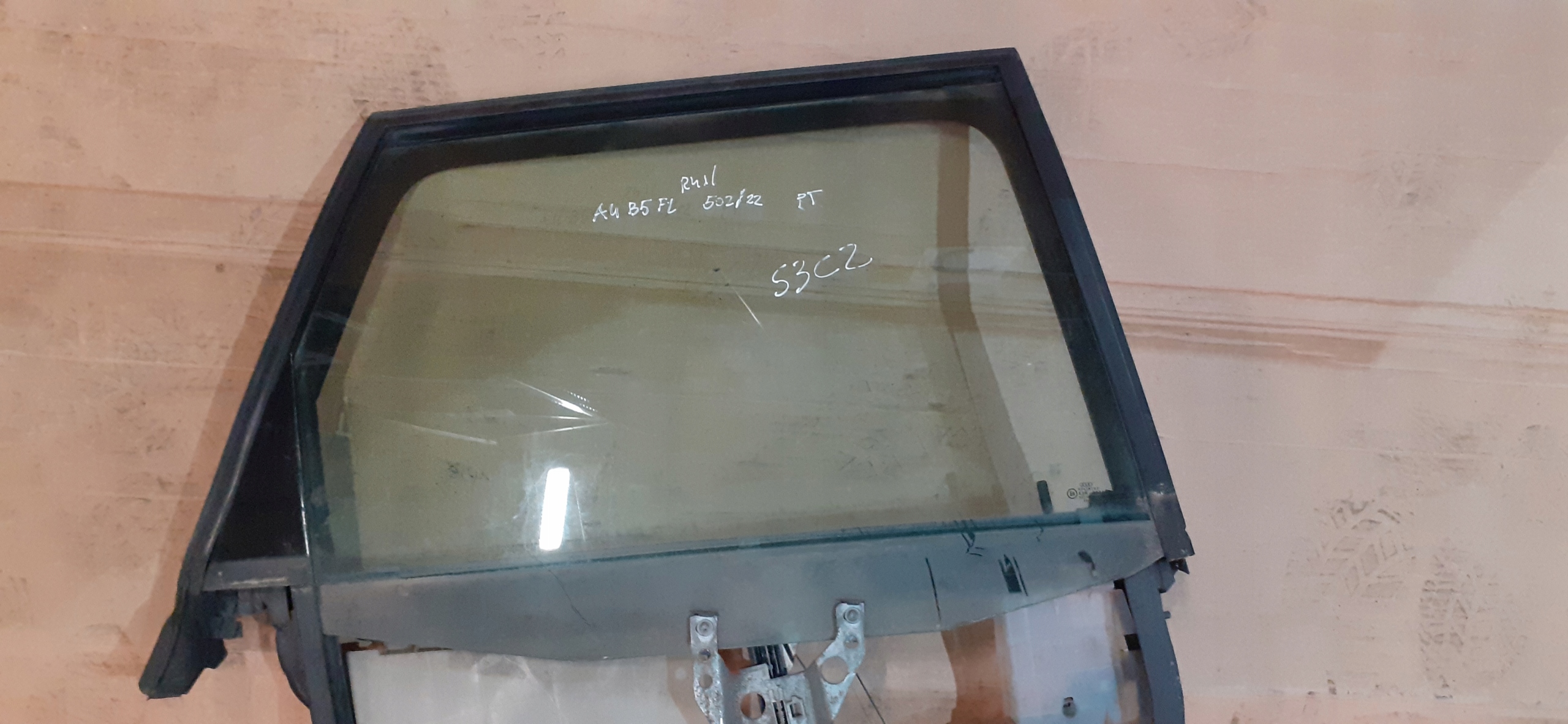 mechanism windows right rear part frame door AUDI A4 B5