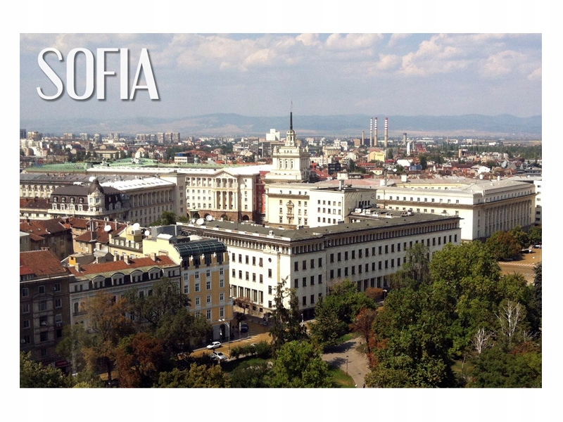 

Sofia - Panorama miasta - Magnes na lodówkę