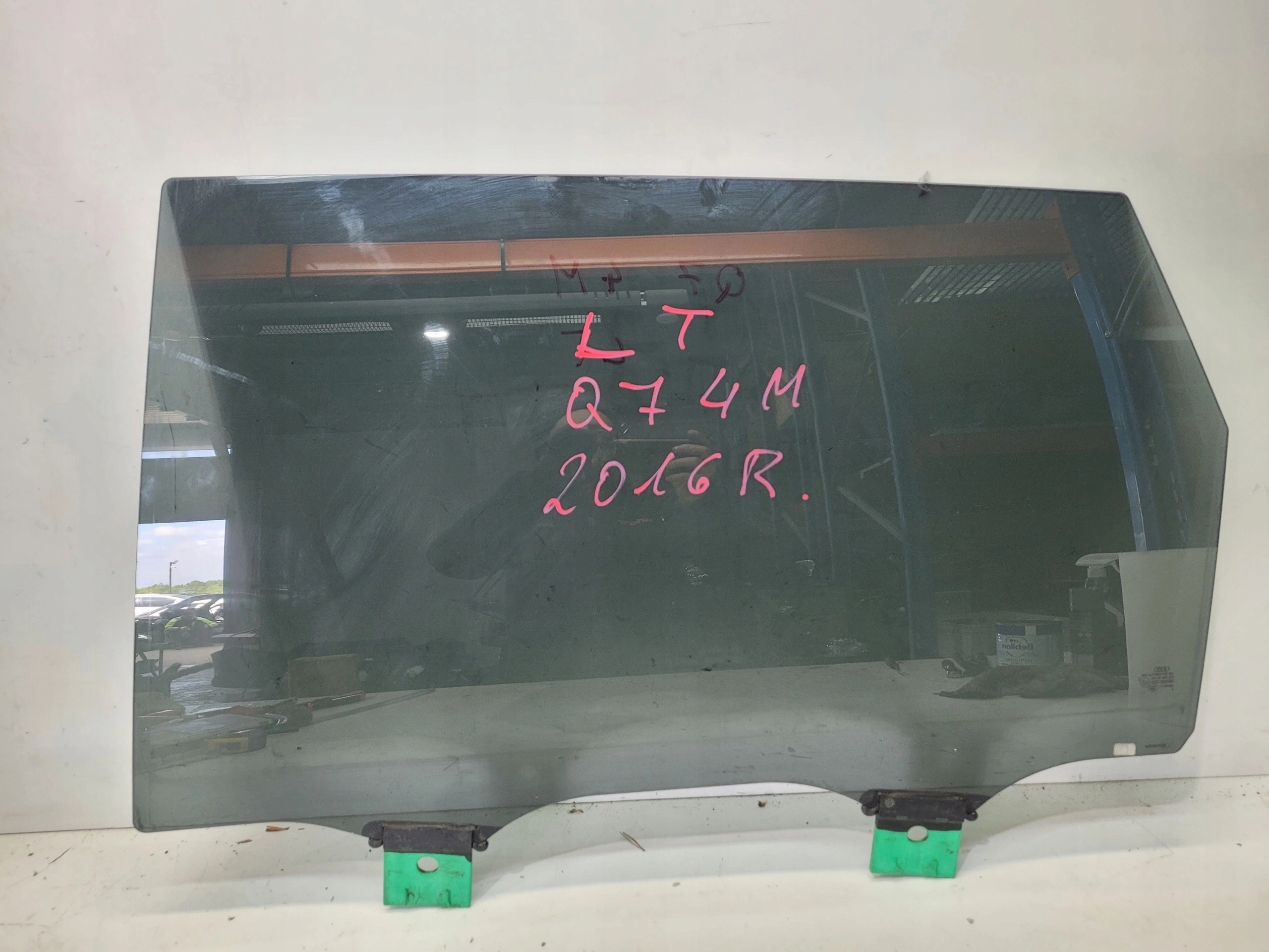 window side door left rear part AUDI Q7 4M 4M0845025B 2016 ROK