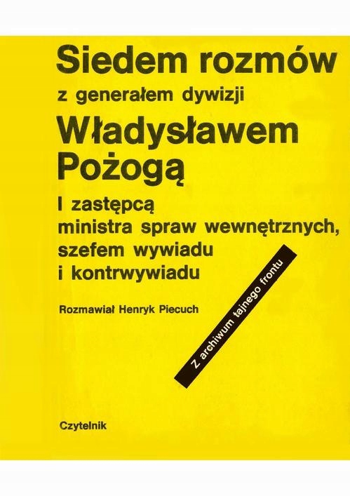 Siedem rozmów z generałem dywizji Władysławem - e-