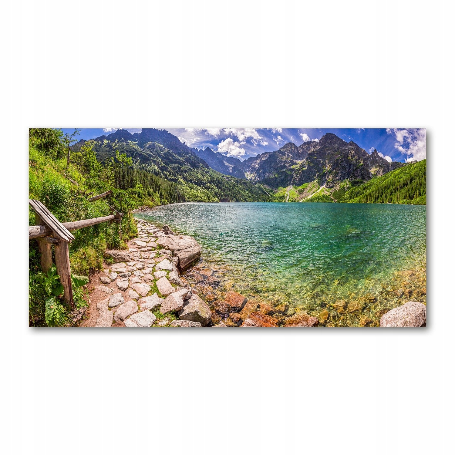 

Foto-obraz akrylowy Morskie oko Tatry 140x70 cm