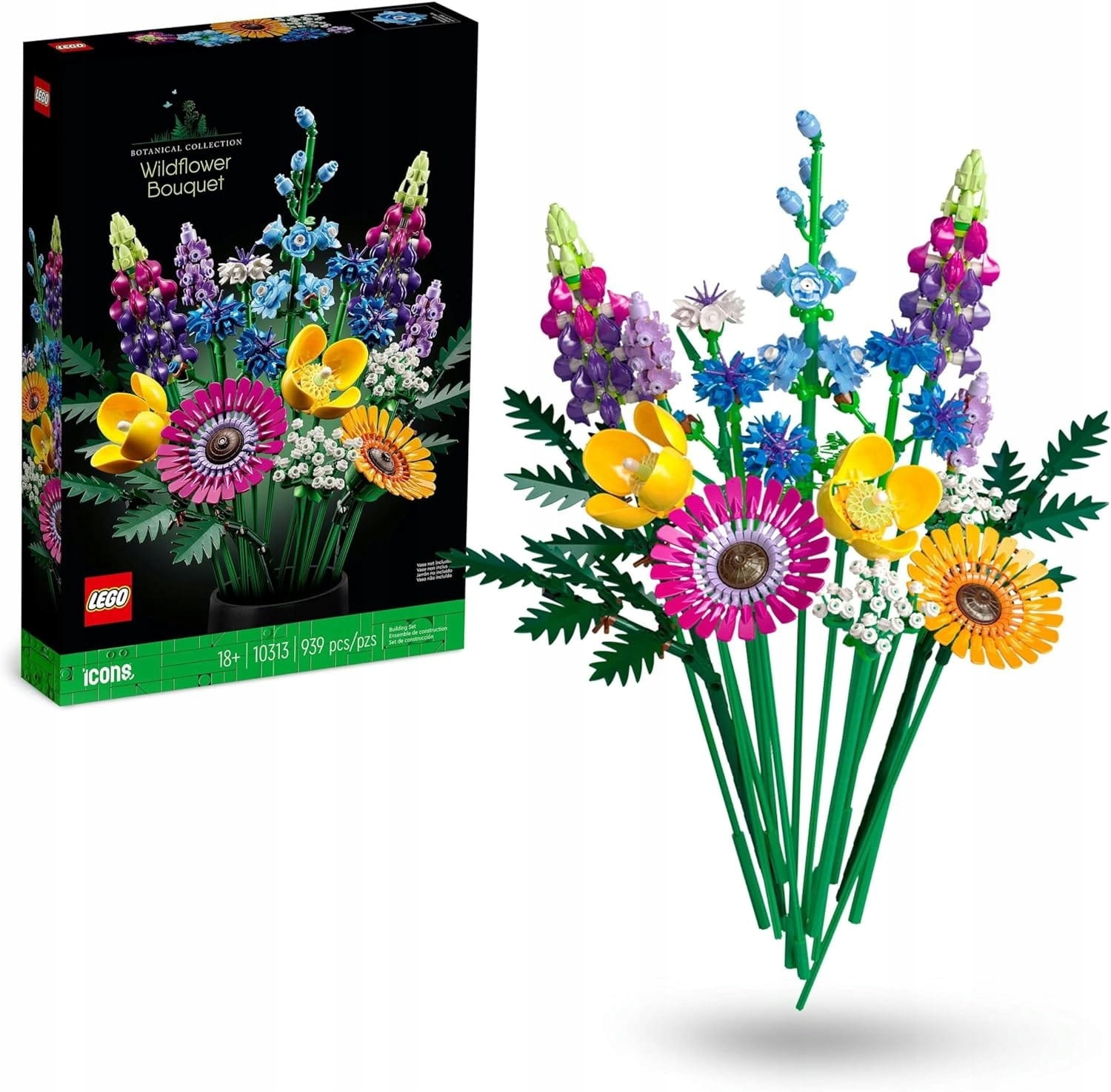 Lego Kytice z polních květů 10313 The Botanical květiny pro dospělé
