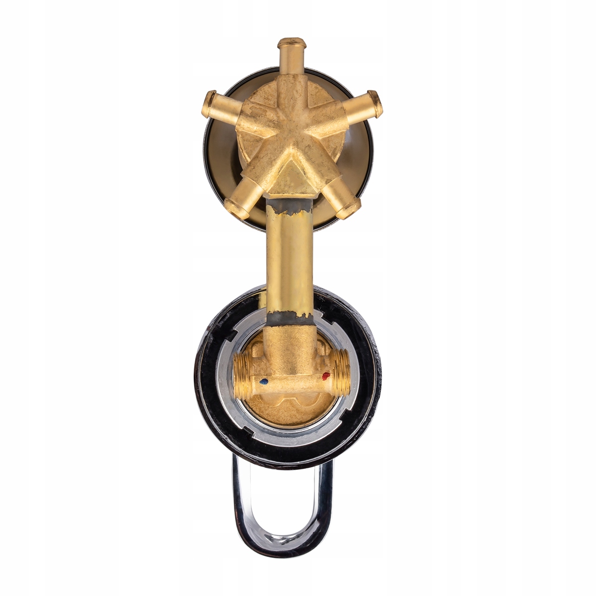 BATERIA DO KABINY Z HYDROMASAŻEM ZABUDOWANEJ GŁOWICE ZAWÓR 12,5CM 5 FUNKCJI Kolor chrom