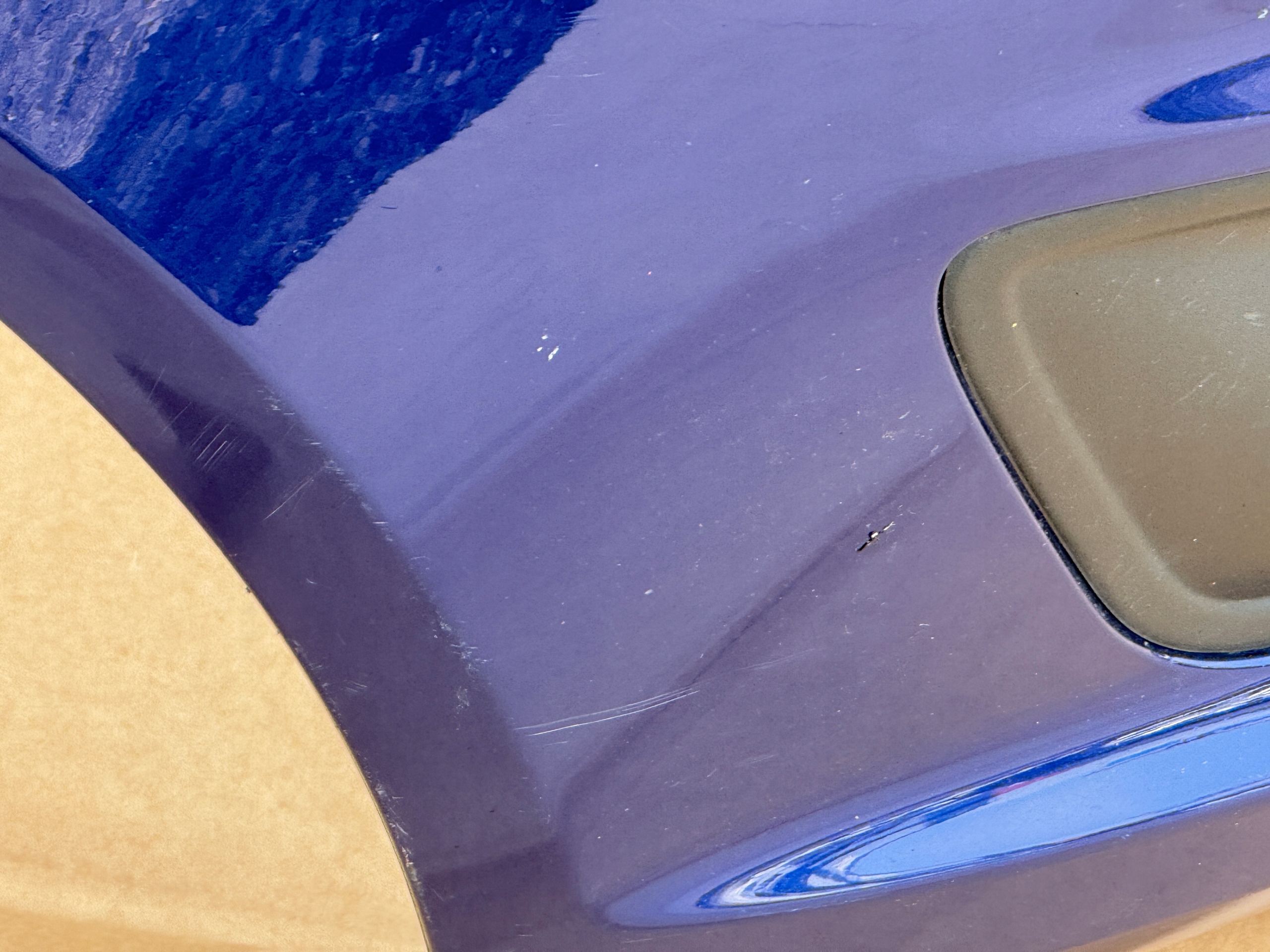 FORD FIESTA MK7 LIFT 2012-2017 bumper front DEEP IMPACT BLUE original