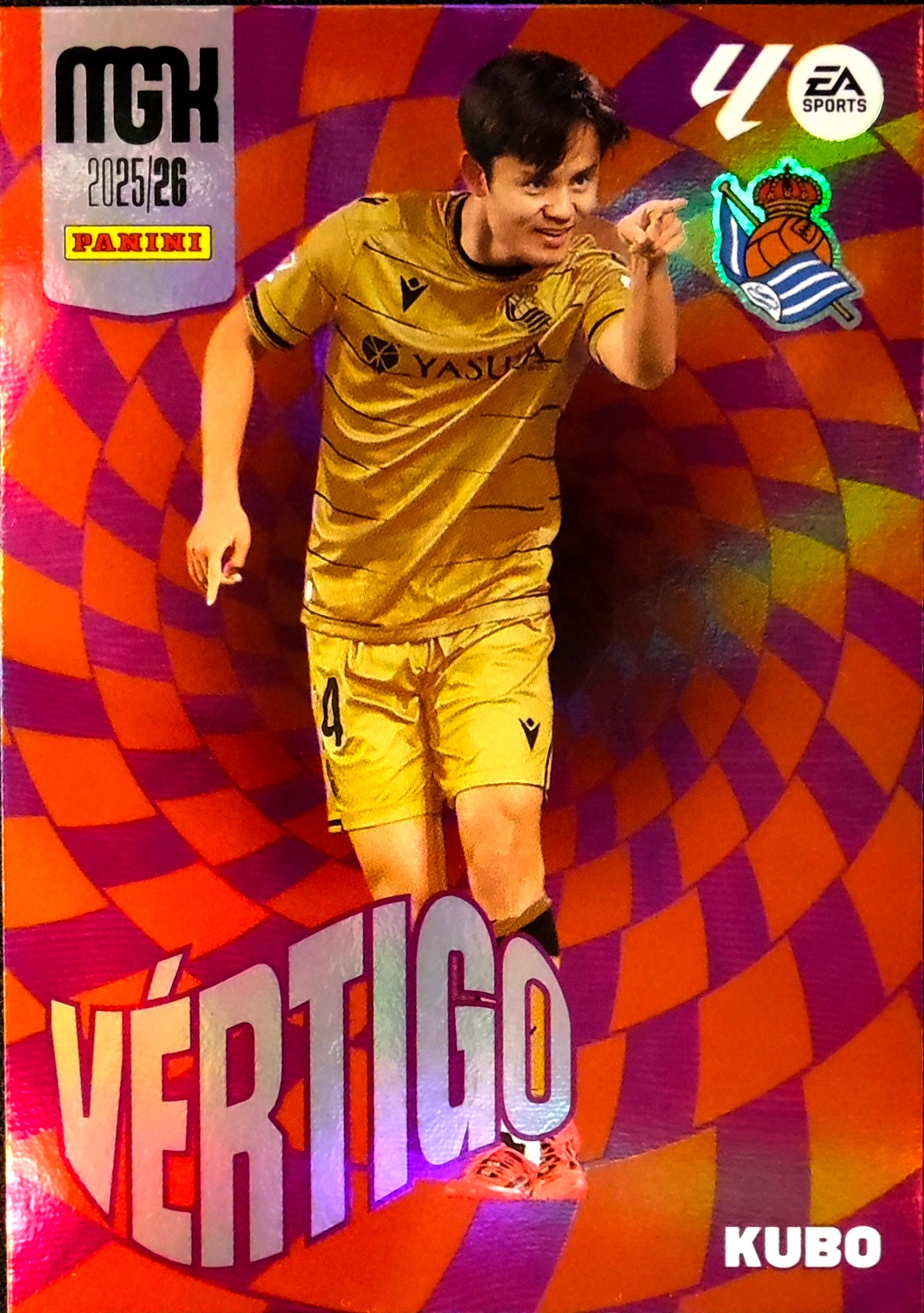 Panini Megacracks 2025-2026 Vertigo 384 Kubo Real Sociedad