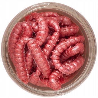 Guma Berkley PowerBait Honey Worm 25mm Czosnek - Bubble Gum55szt