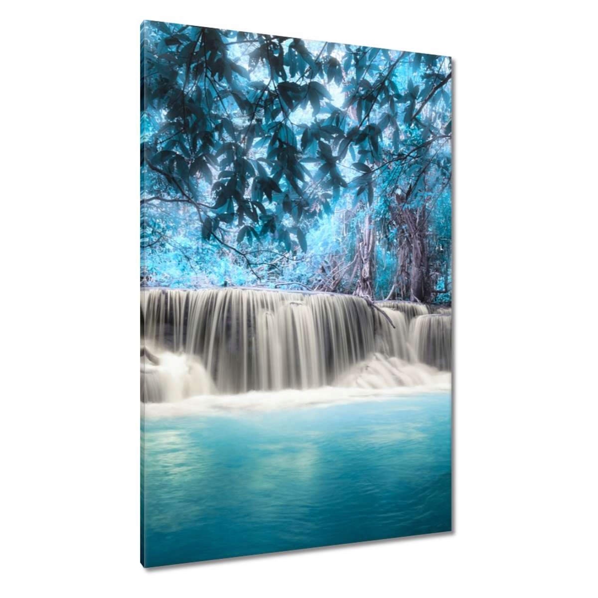 Obrazy 80x120 Tyrkysový vodopád