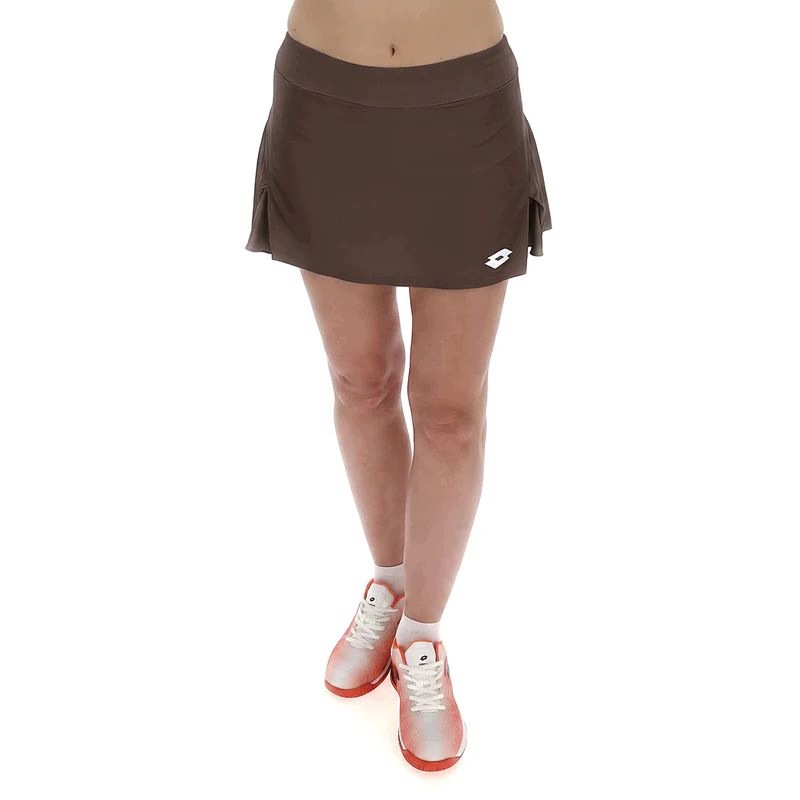 Dámská Tenisová Sukně Lotto Tech III-D2 Skirt Women Mole Brown M