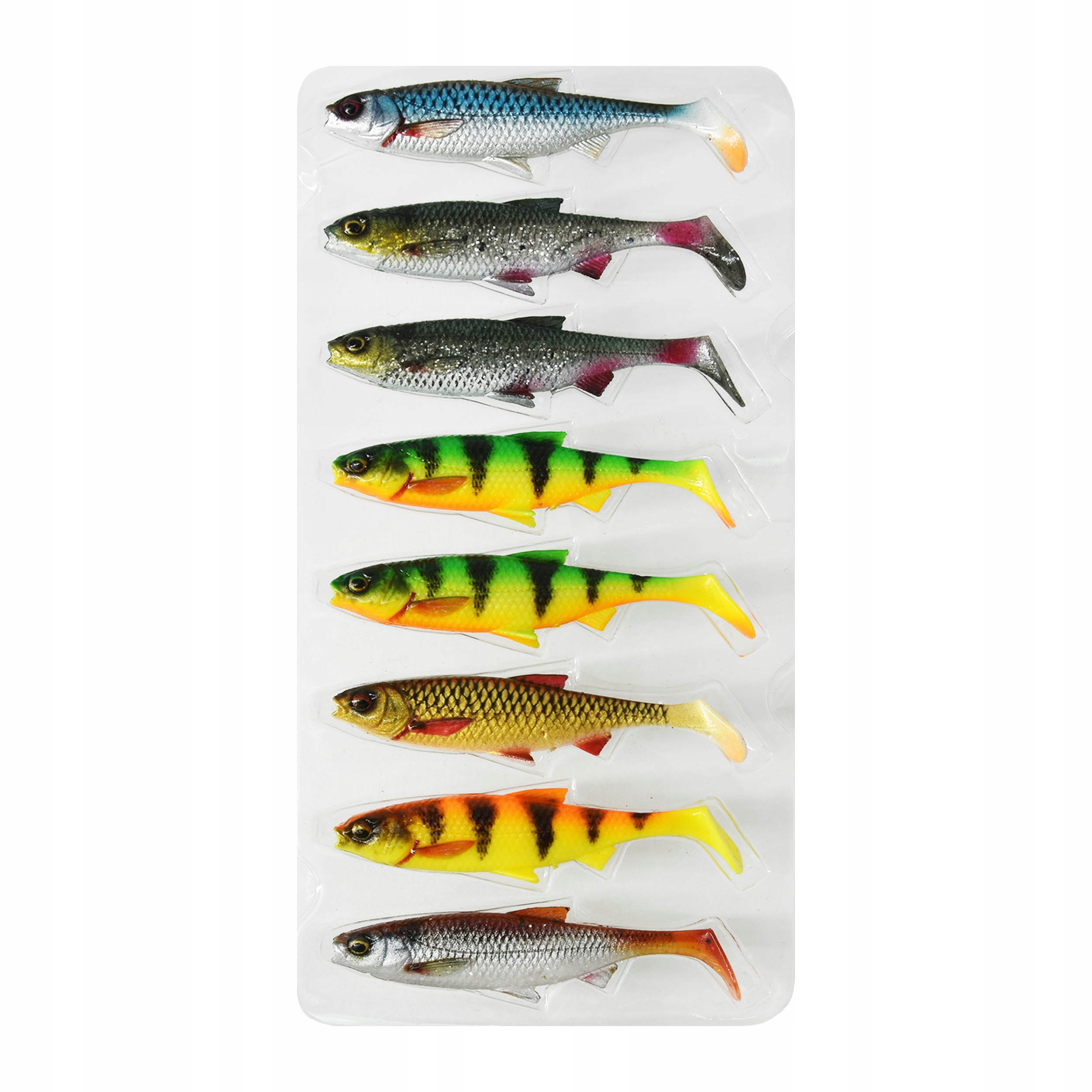 Zestaw przynęt Savage Gear 3D River Roach 8cm 5g 8szt.okoń szczupak sandacz