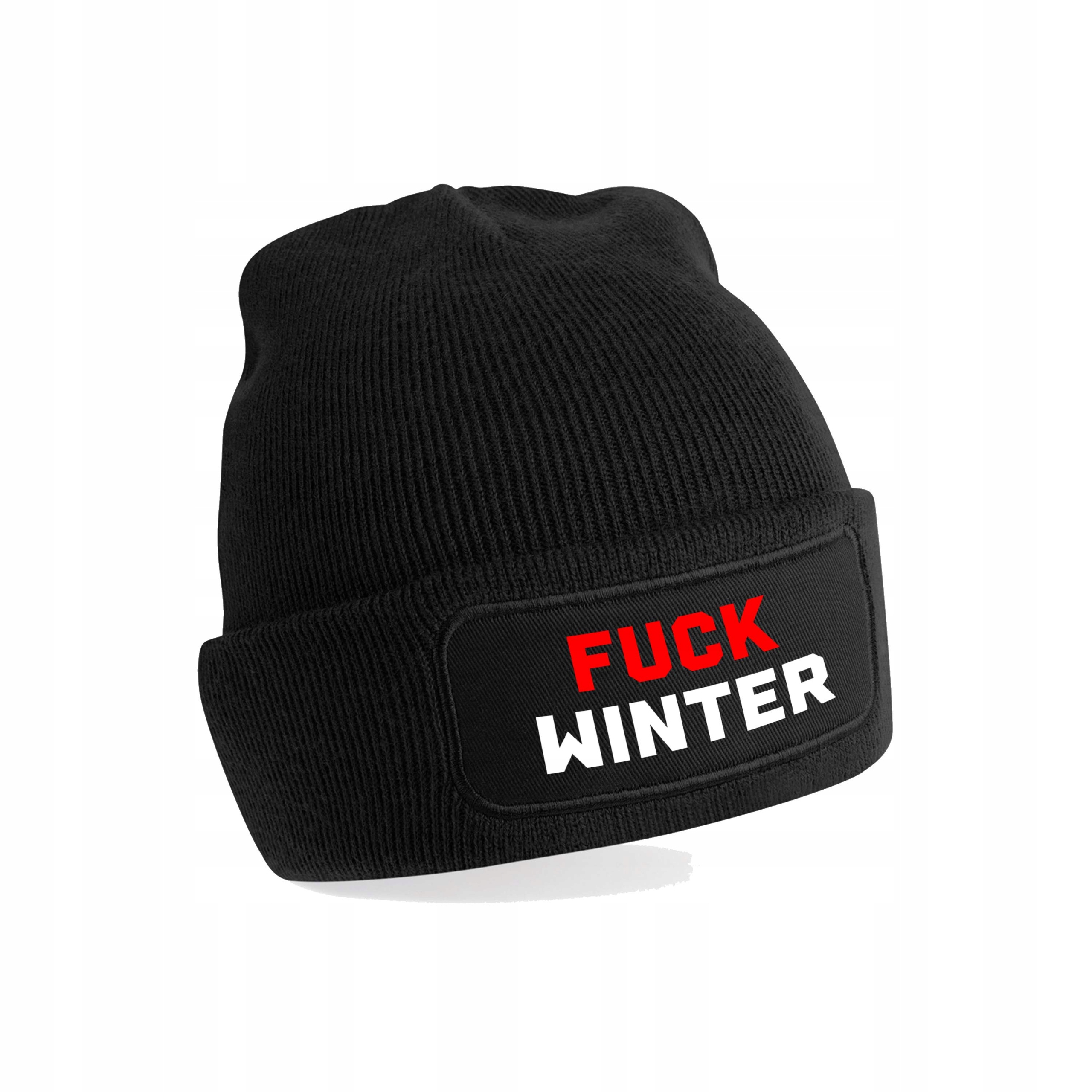 

Czapka Bawełniana Zimowa Beanie Fuck Winter Zima P