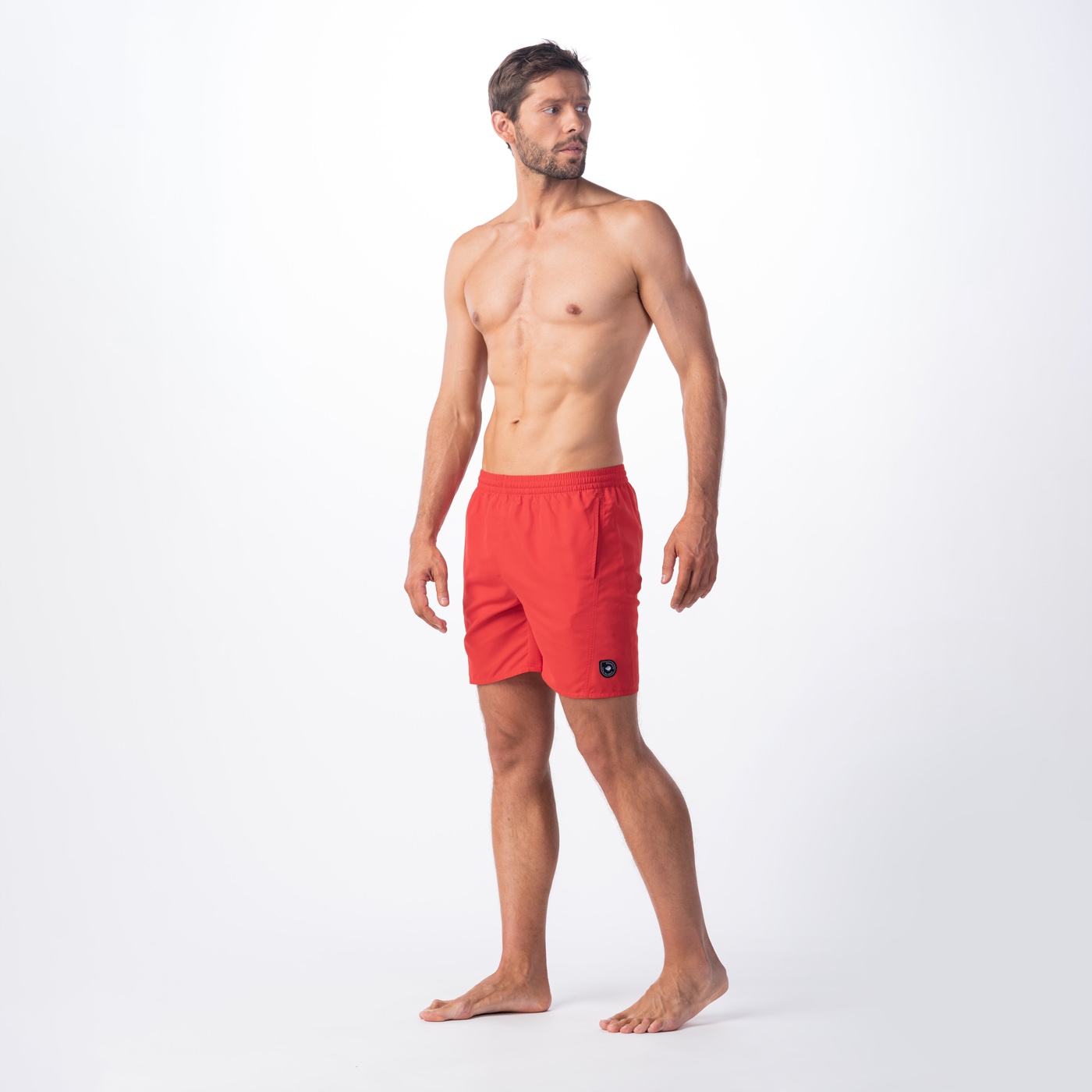 Męskie SZORTY AQUAWAVE AOGASH Wzór dominujący logo