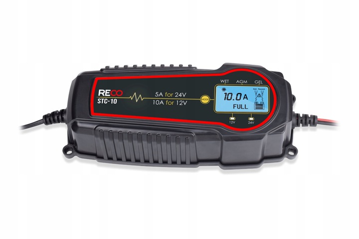 

Ładowarka Akumulatorów Zelowych Agm 12V 24V 10A