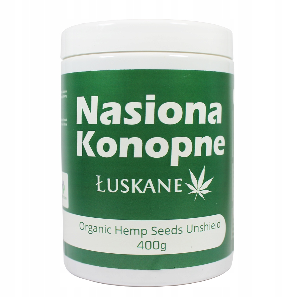 

Nasiona Konopne łuskane Bio 400g naturalny błonnik