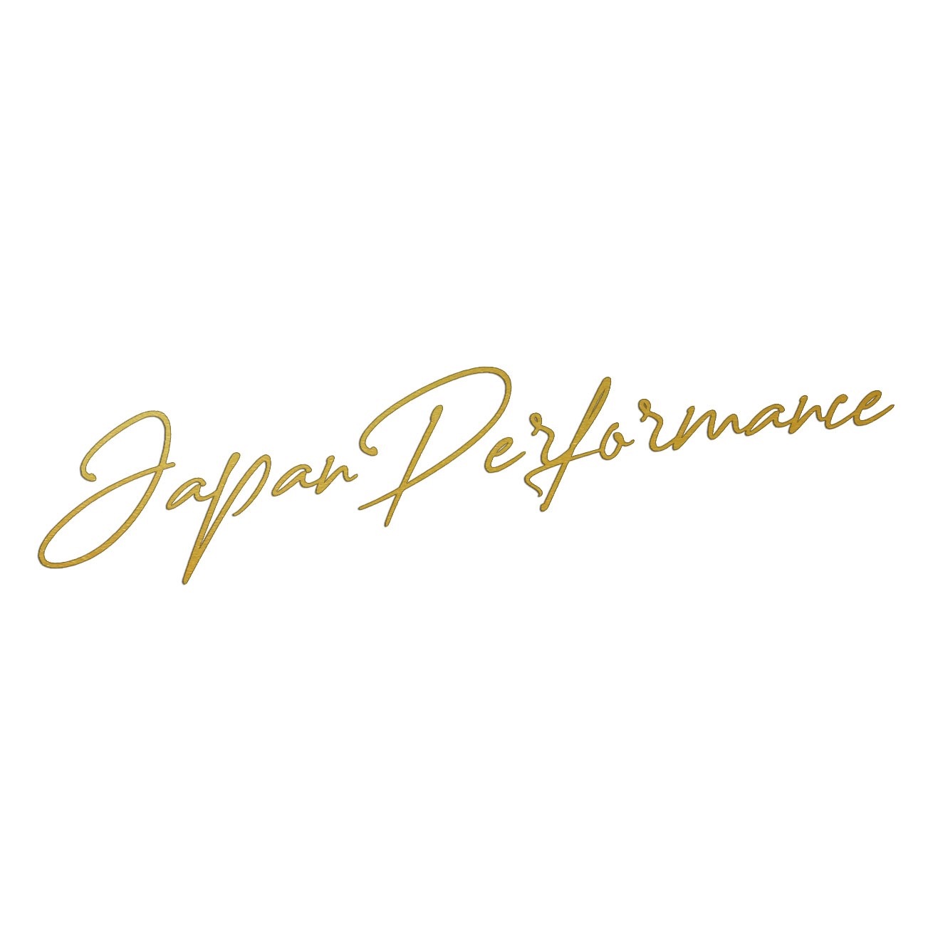 Wycinana naklejka Japan Performance Japonia do Lexus złota